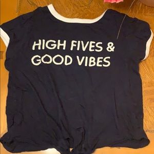 Forever 21 tie shirt